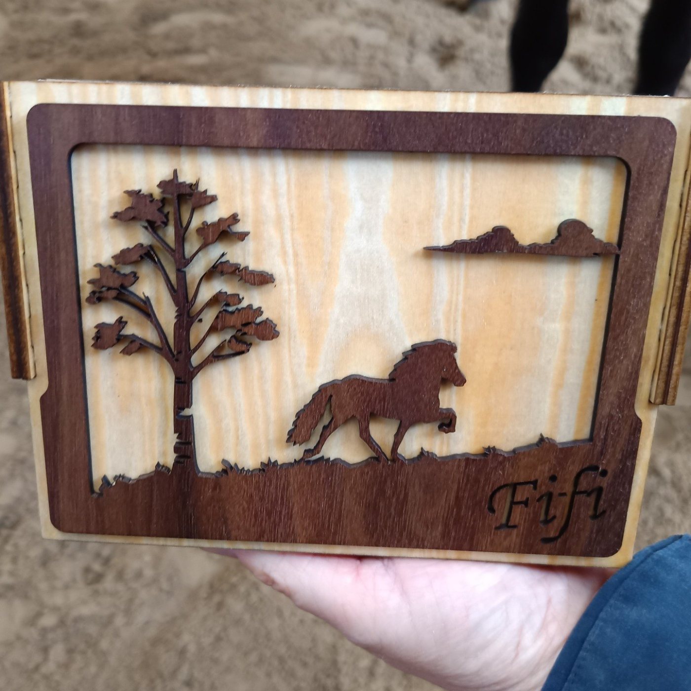 Schmuckkästchen Fifi mit Klappdeckel – Foto 2