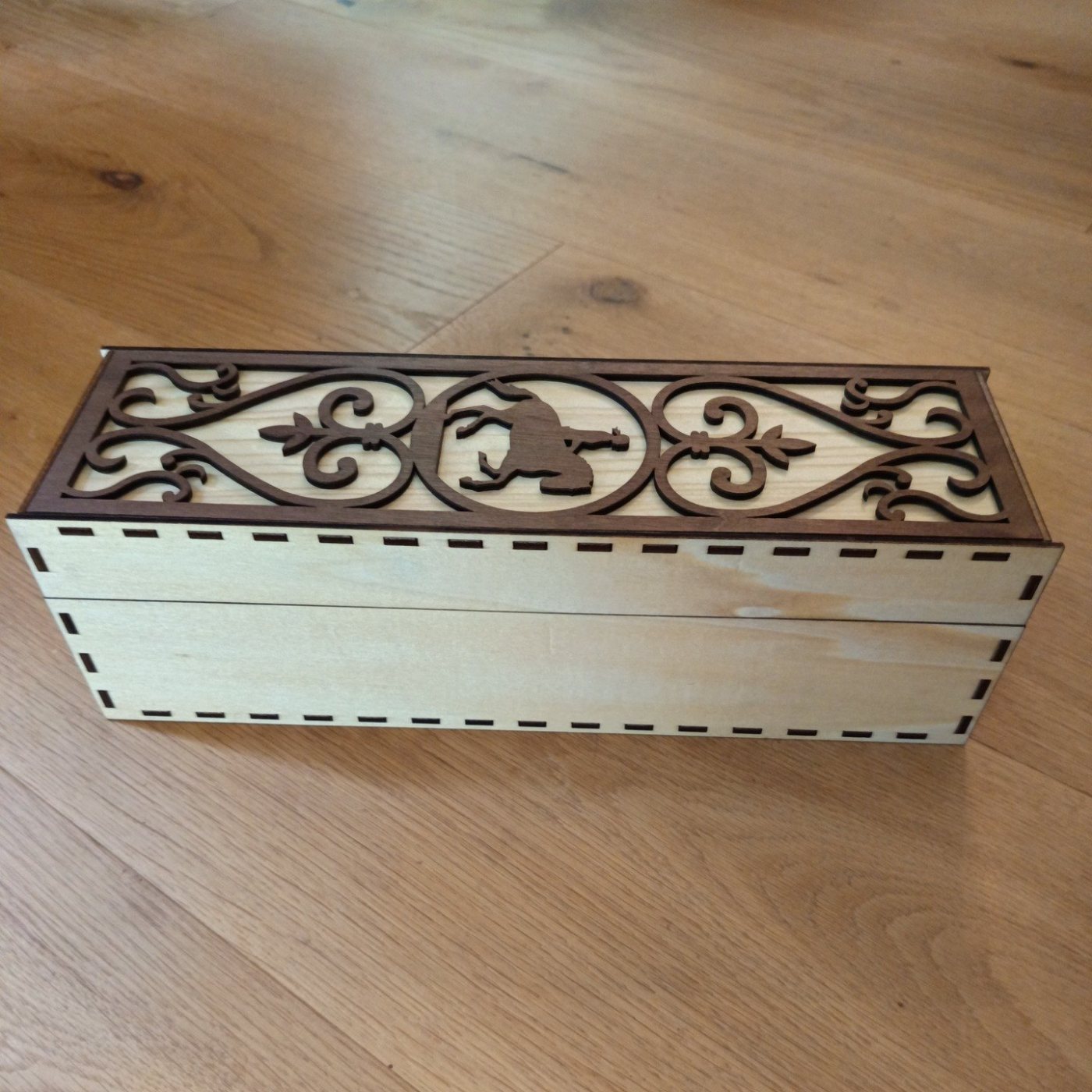Flaschenbox Galopp mit Klappdeckel – Foto 3