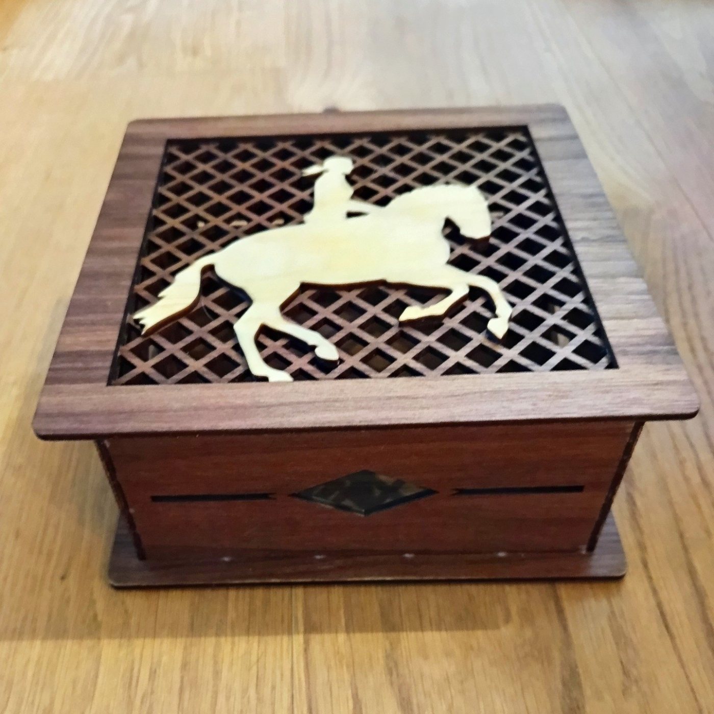 Schmuckkästchen quadratisch Galopp – Foto 3