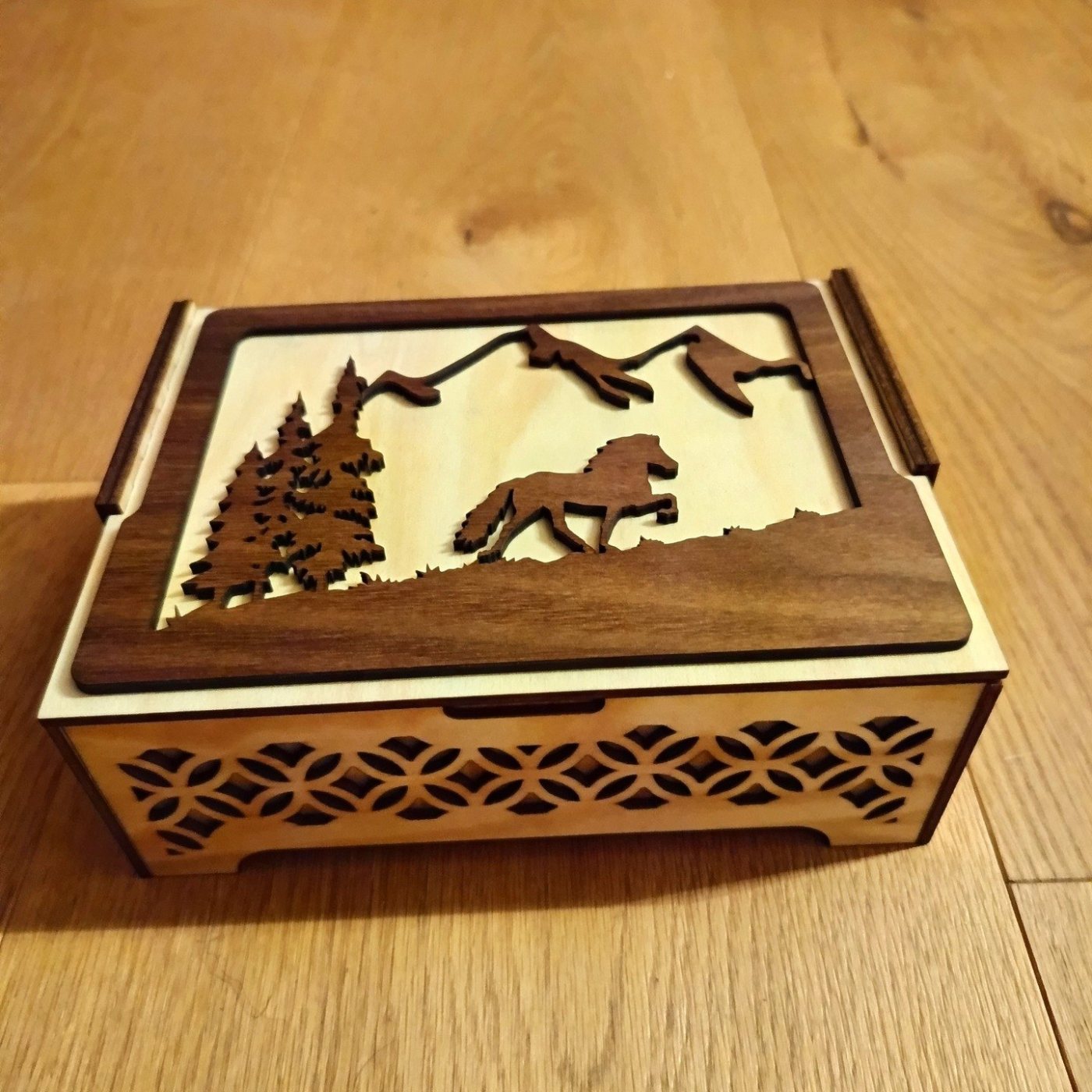 Schmuckkästchen Berge mit Klappdeckel – Foto 2